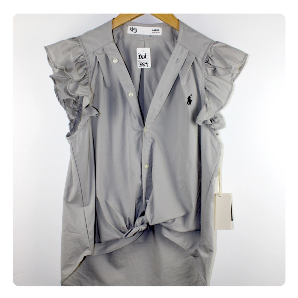 KMJ Olivia (Polo Ralph Lauren) Ruffled Sleeve Blouse